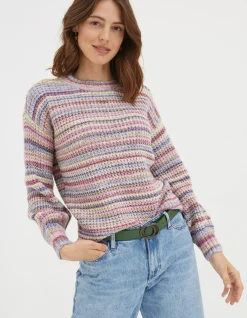 Women FatFace View All|Camille Stripe Jumper