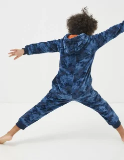 Boys FatFace Nightwear & Loungewear|Camo Onesie