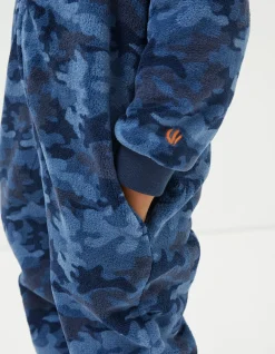 Boys FatFace Nightwear & Loungewear|Camo Onesie