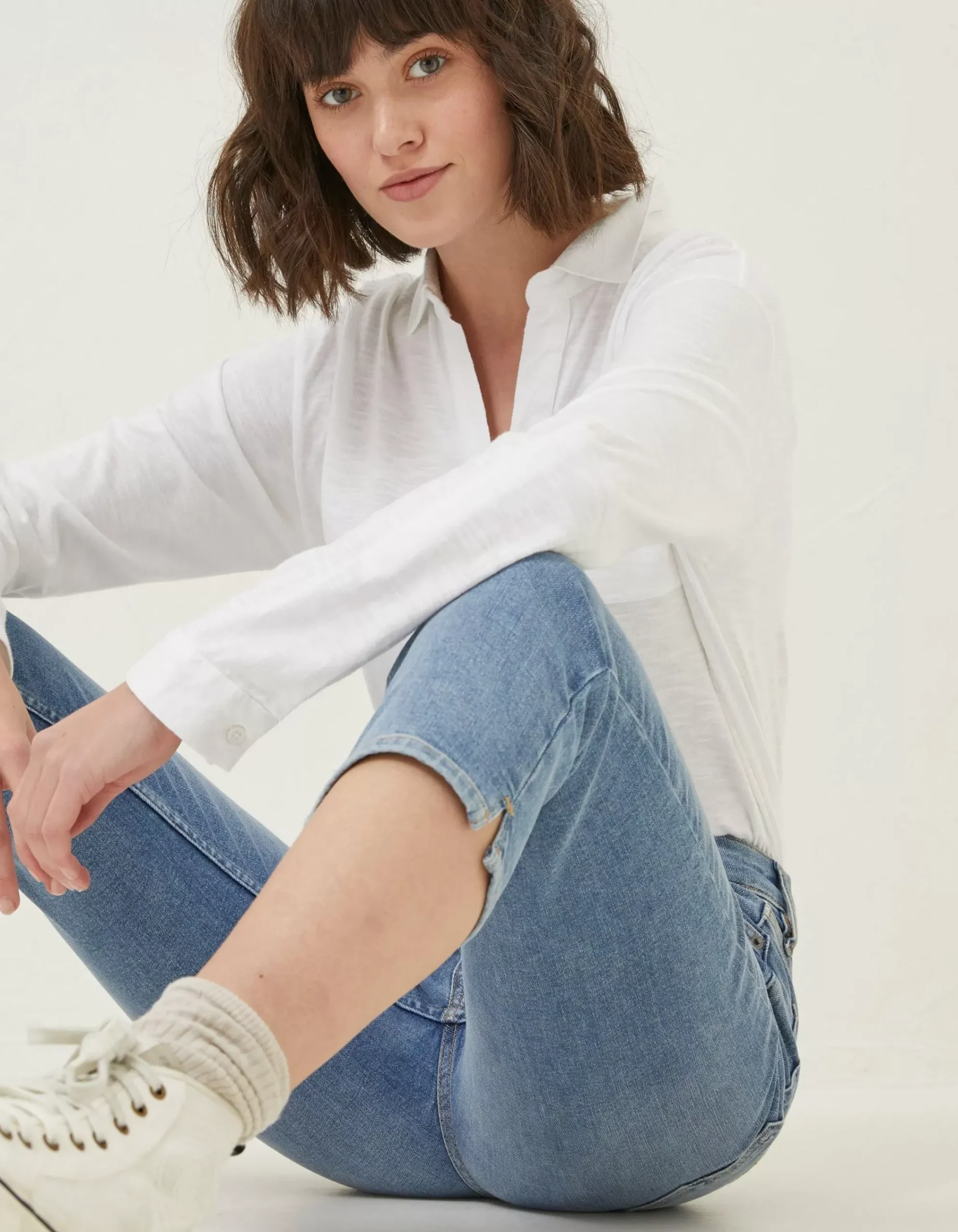 Women FatFace Jeans & Dungarees|Capri Sway Slim Jeans