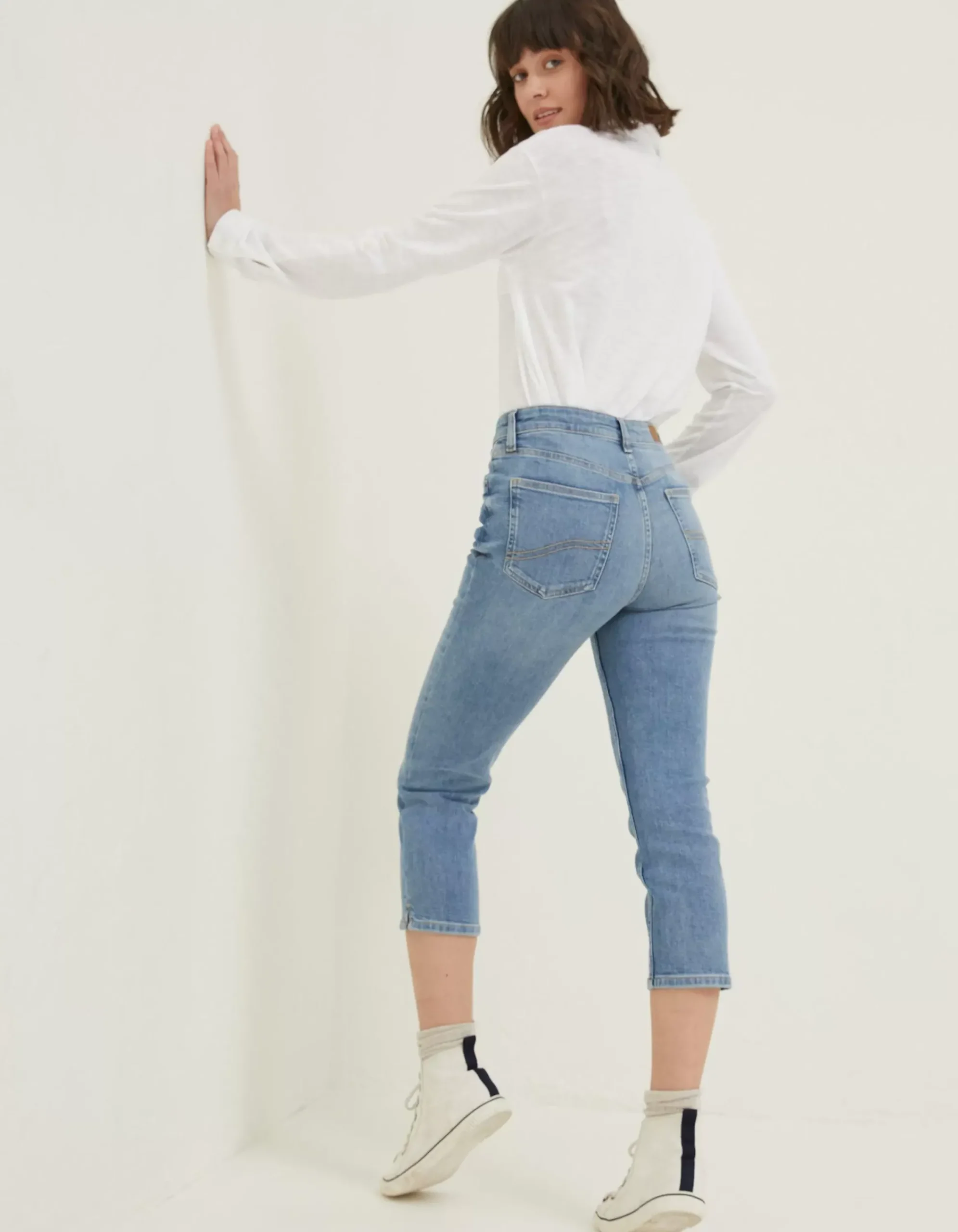 Women FatFace Jeans & Dungarees|Capri Sway Slim Jeans