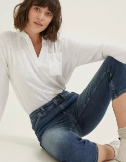 Women FatFace Jeans & Dungarees|Capri Sway Slim Jeans