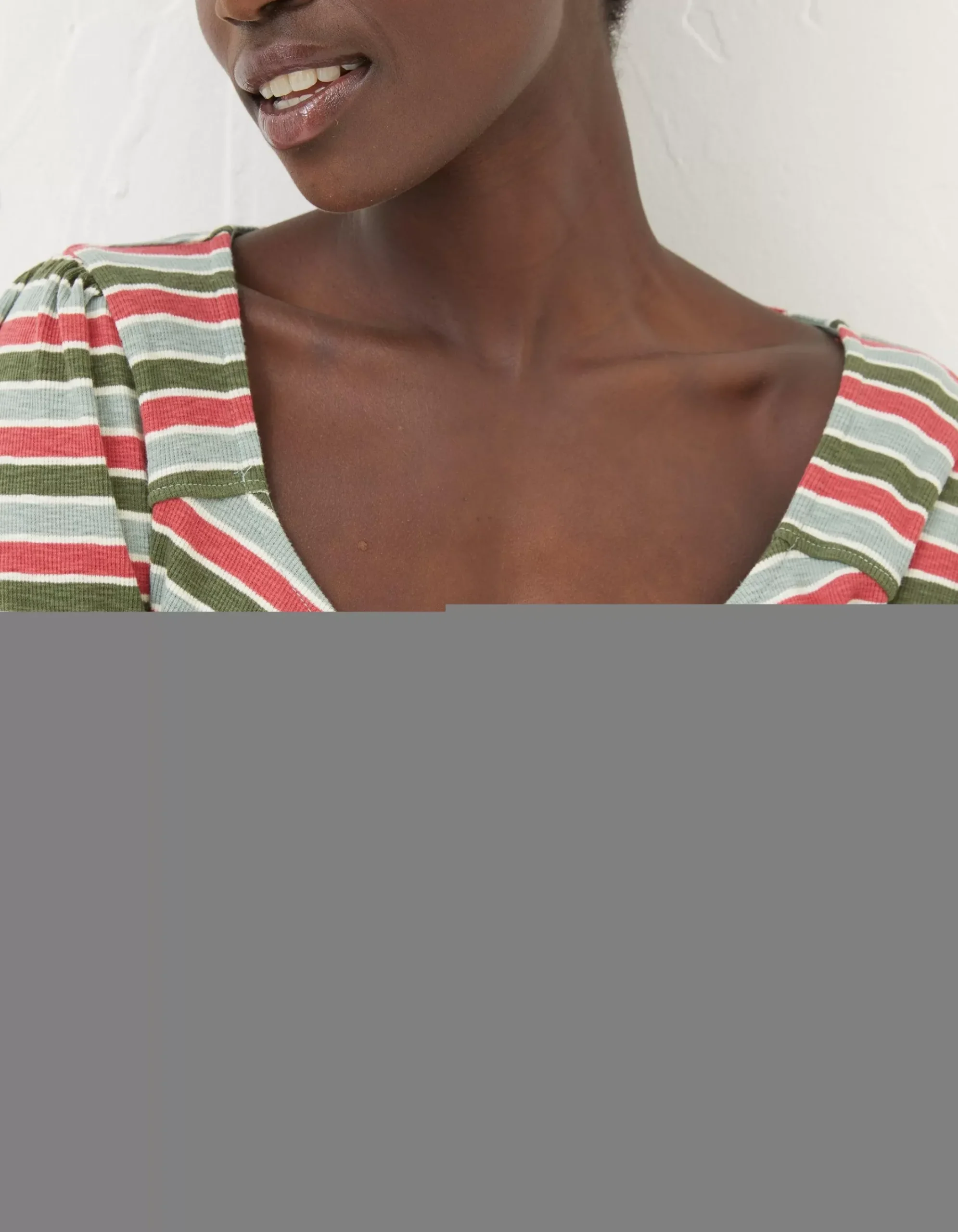 Women FatFace View All|Carly Stripe Top