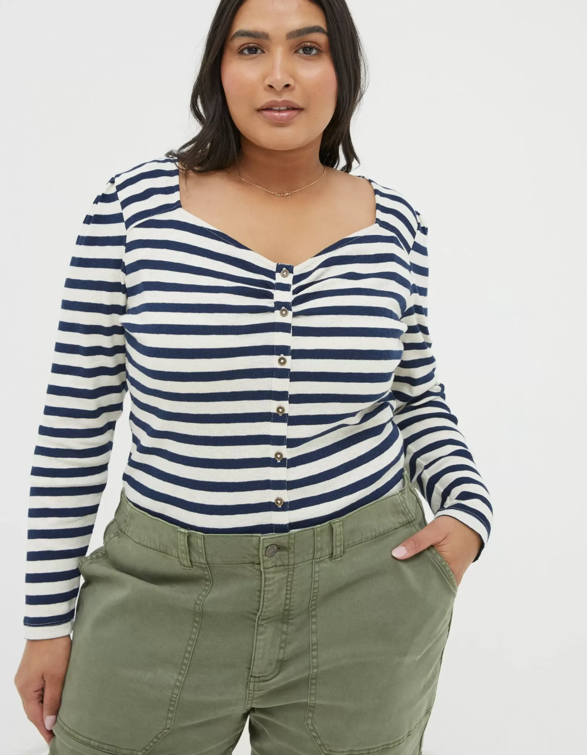 Women FatFace Tops & T-Shirts|Carly Stripe Top