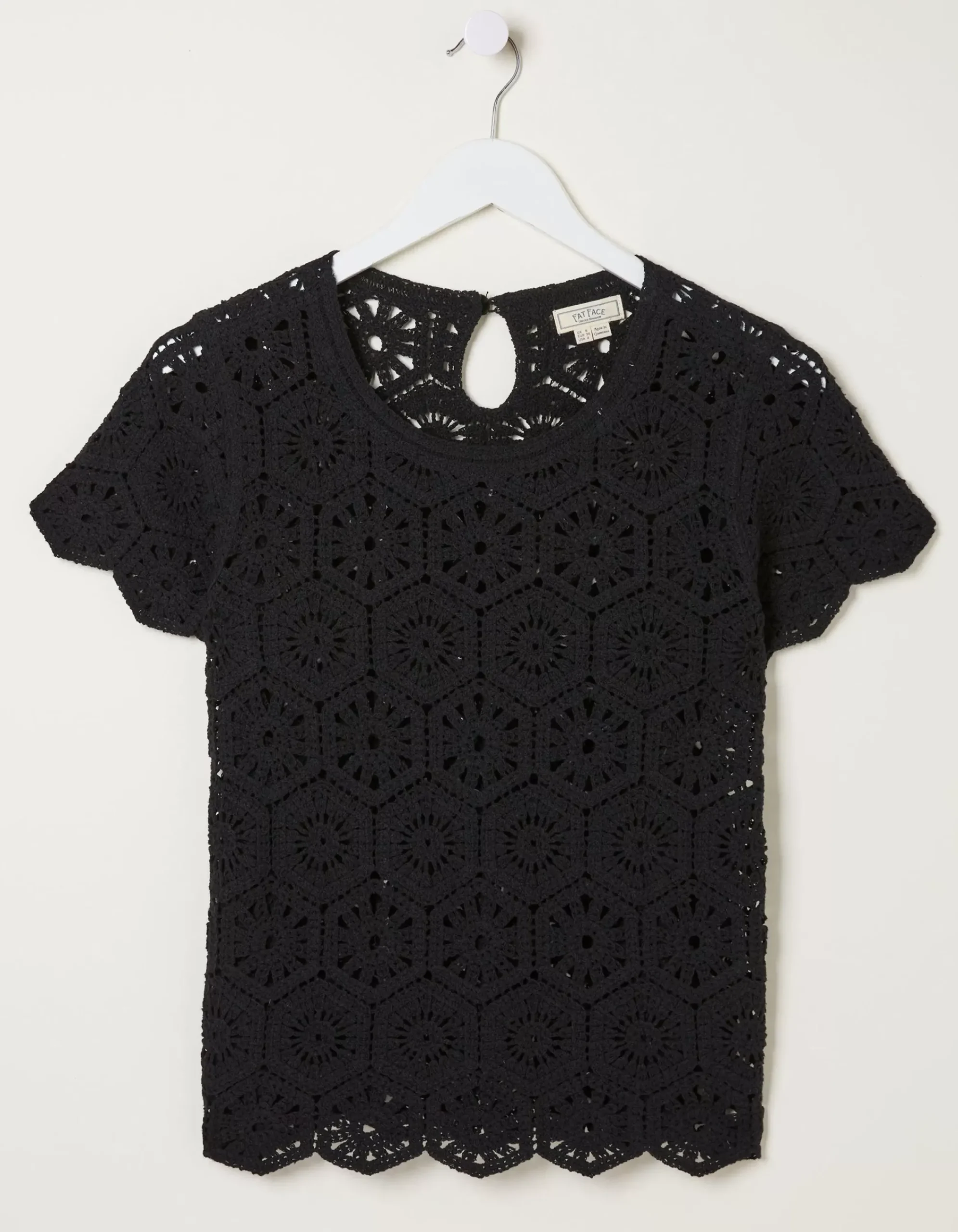 Women FatFace Knitwear|Carrie Crochet Top