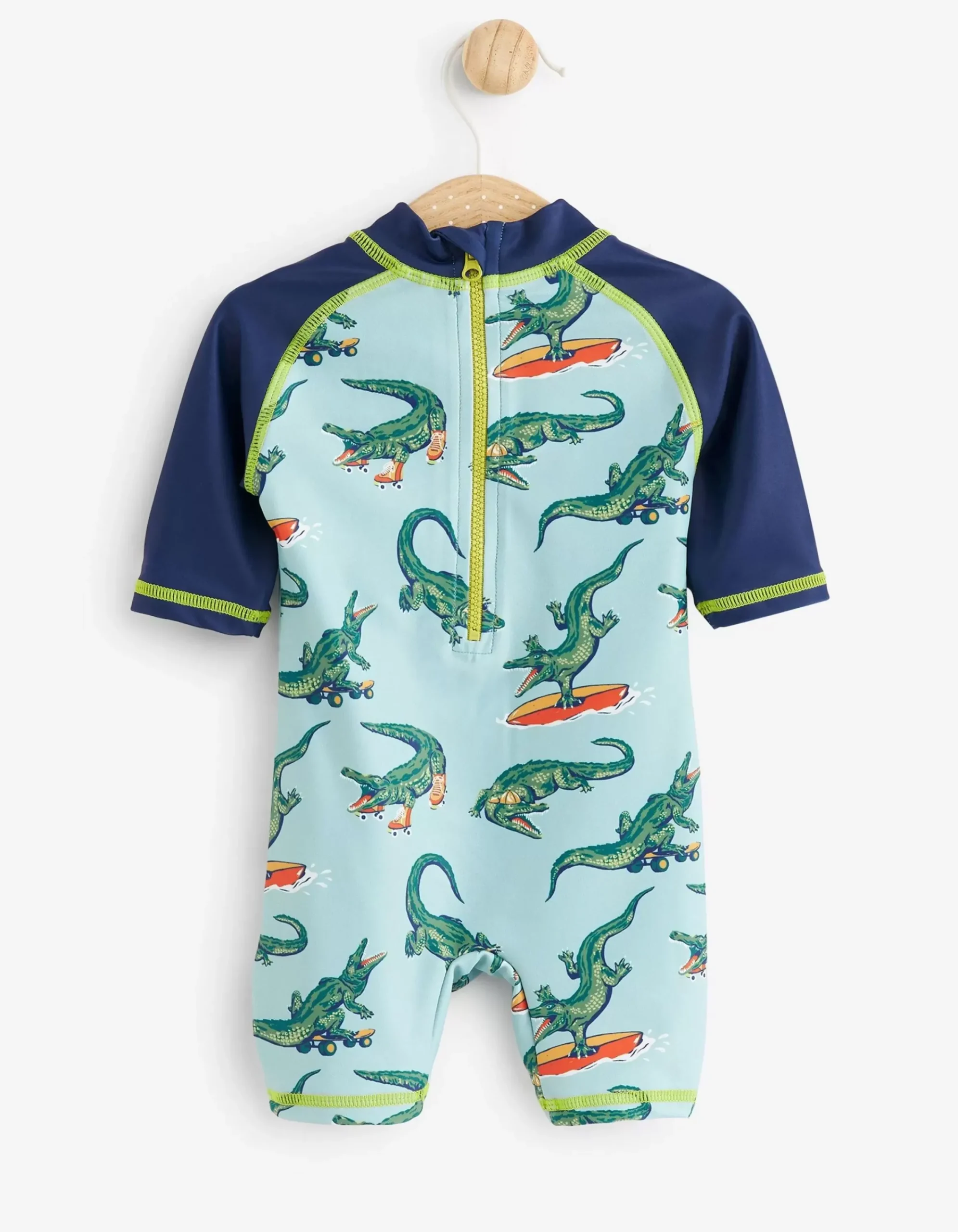 Baby FatFace View All|Carter Crocodile Surf Suit And Hat Set