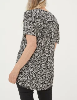 Women FatFace Shirts & Blouses|Cassidy Mono Vines Tunic