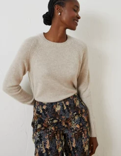 Women FatFace View All|Cassie Cashmere Crew Jumper