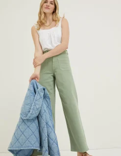 Women FatFace Jeans & Dungarees|Cassie Wide Leg Jeans