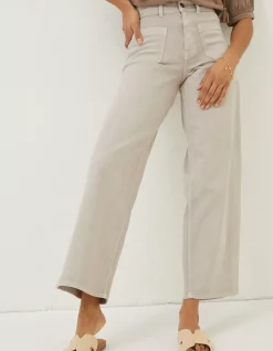 Women FatFace Jeans & Dungarees|Cassie Wide Leg Jeans