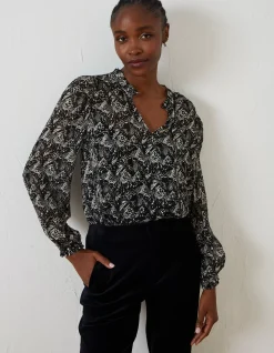 Women FatFace Shirts & Blouses|Charlie Abstract Blouse