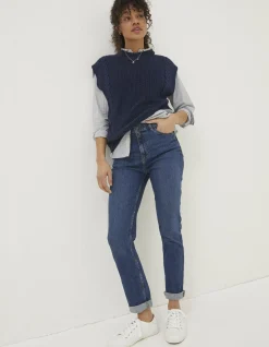 Women FatFace Jeans & Dungarees|Chesham Girlfriend Comfort Stretch Jeans
