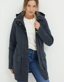 Women FatFace Coats & Jackets|Cheshire Longline Coat