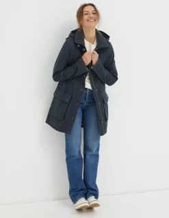 Women FatFace Coats & Jackets|Cheshire Longline Coat