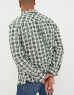 Men FatFace View All|Chesil Grid Check Shirt