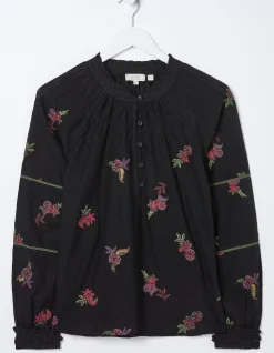 Women FatFace Shirts & Blouses|Chessie Embroidered Blouse