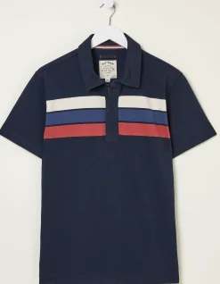Men FatFace T-Shirts|Chest Stripe Rugby