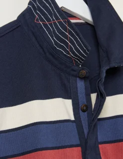 Men FatFace T-Shirts|Chest Stripe Rugby