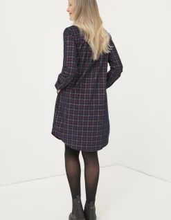 Women FatFace Dresses|Chester Cord Check Dress