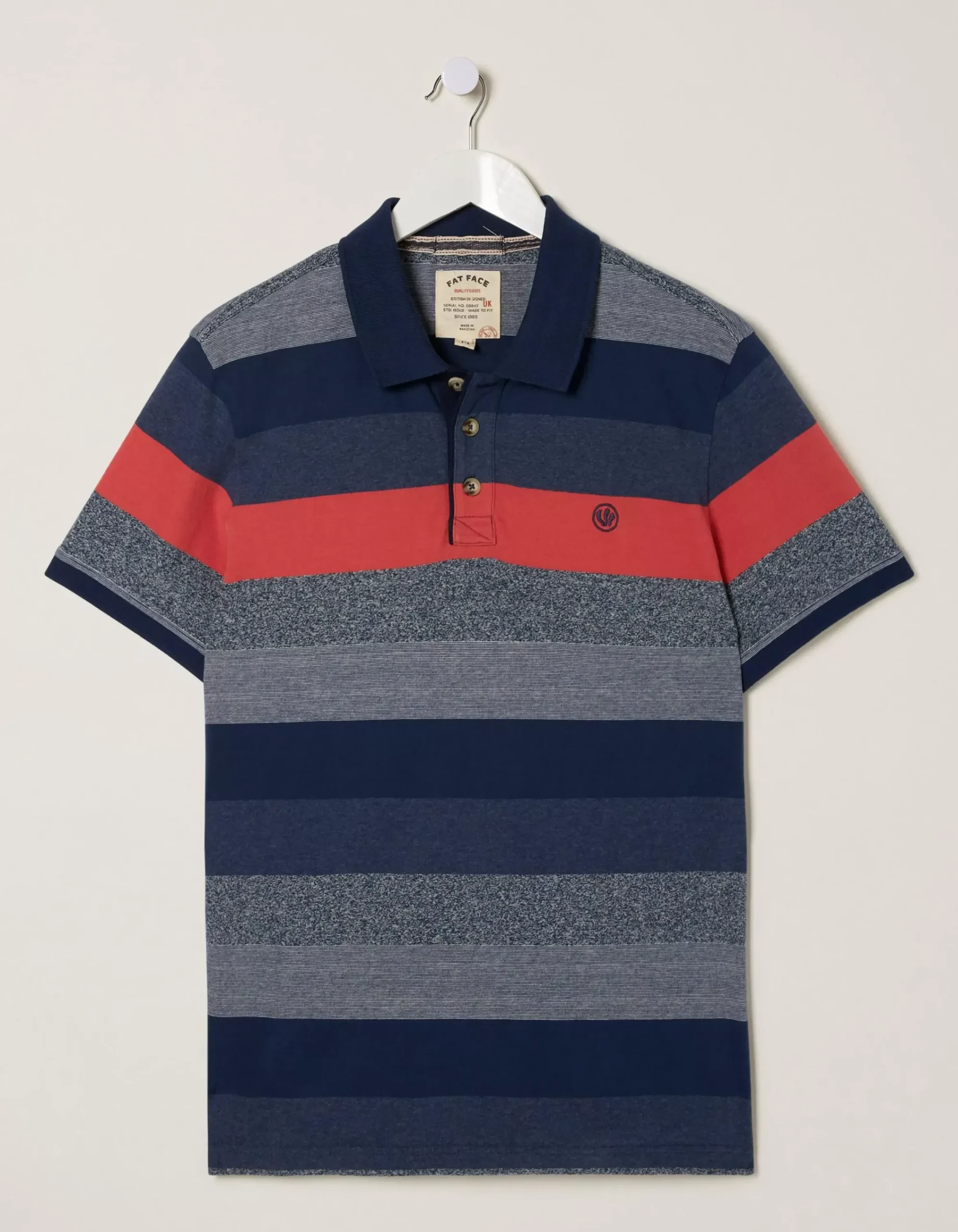 Men FatFace Polo Shirts|Chidden Stripe Polo