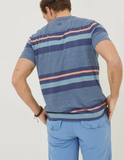 Men FatFace T-Shirts|Chilgrove Stripe T-Shirt
