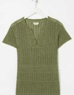 Women FatFace Tops & T-Shirts|Clara Crochet Top