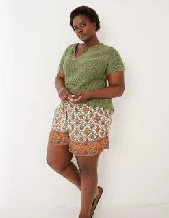 Women FatFace Tops & T-Shirts|Clara Crochet Top