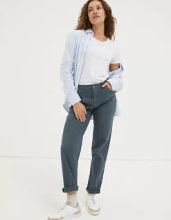 Women FatFace Trousers & Leggings|Cleo Canvas Barrel Leg Chino