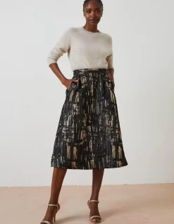 Women FatFace Skirts|Cleo Jacquard Skirt