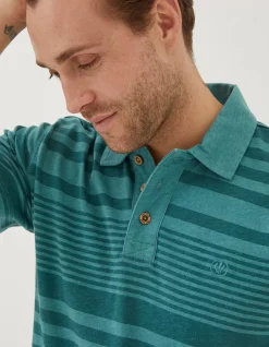 Men FatFace T-Shirts|Clifton Stripe Polo