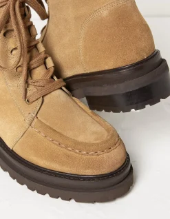 Women FatFace Boots|Clover Suede Apron Ankle Boot
