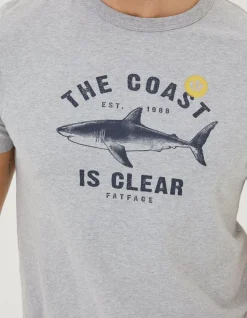 Men FatFace T-Shirts|Coast Is Clear T-Shirt