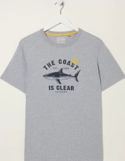 Men FatFace T-Shirts|Coast Is Clear T-Shirt