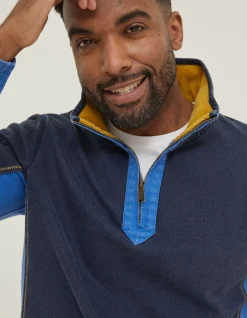 Men FatFace Sweatshirts & Hoodies|Colour Block Airlie Sweatshirt