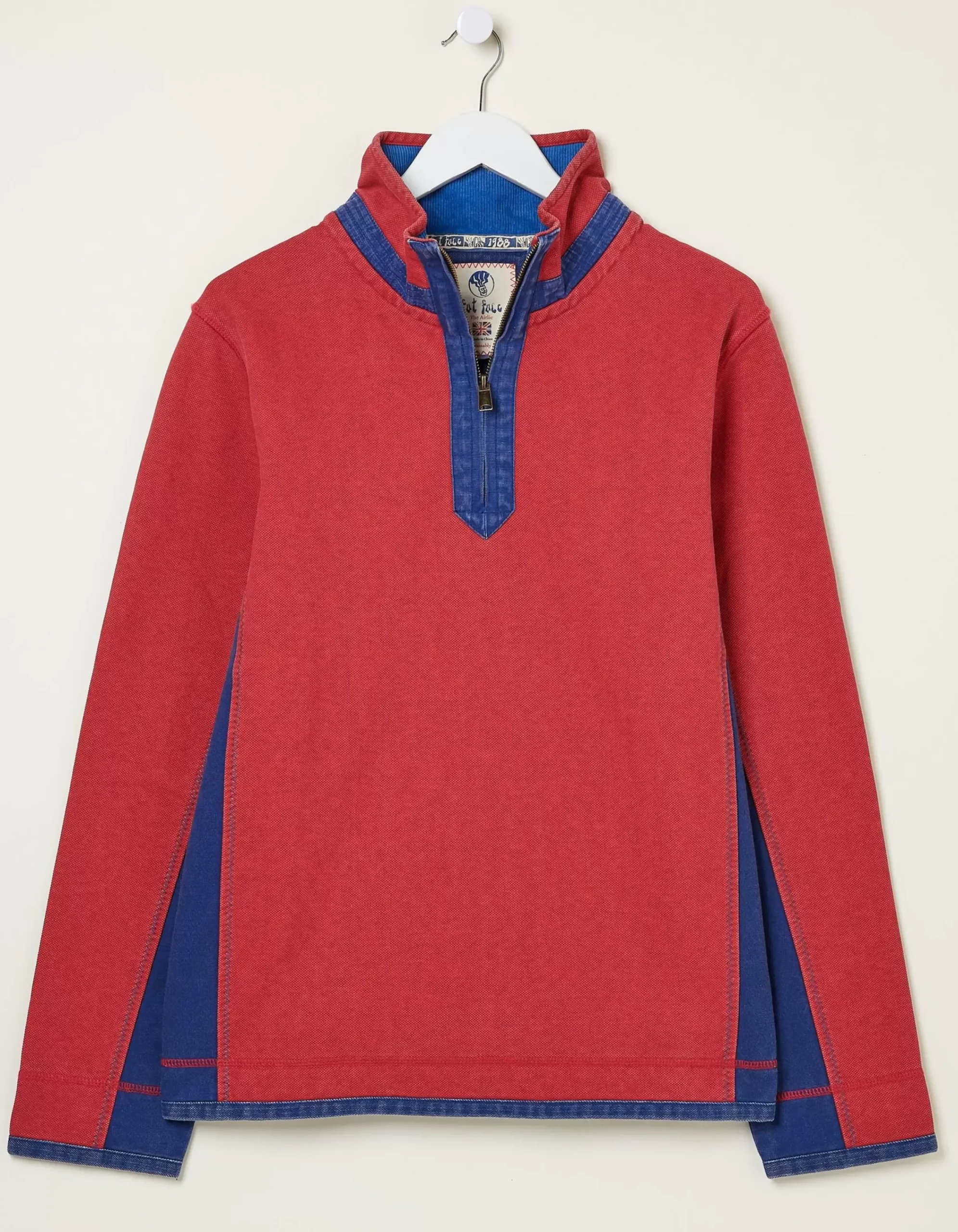 Men FatFace Sweatshirts & Hoodies|Colour Block Airlie Sweatshirt