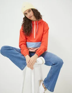 Women FatFace Coats & Jackets|Colour Block Packaway Mac