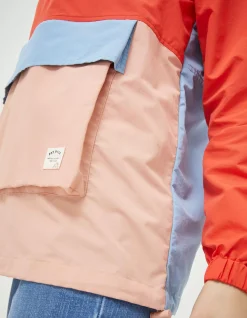 Women FatFace Coats & Jackets|Colour Block Packaway Mac