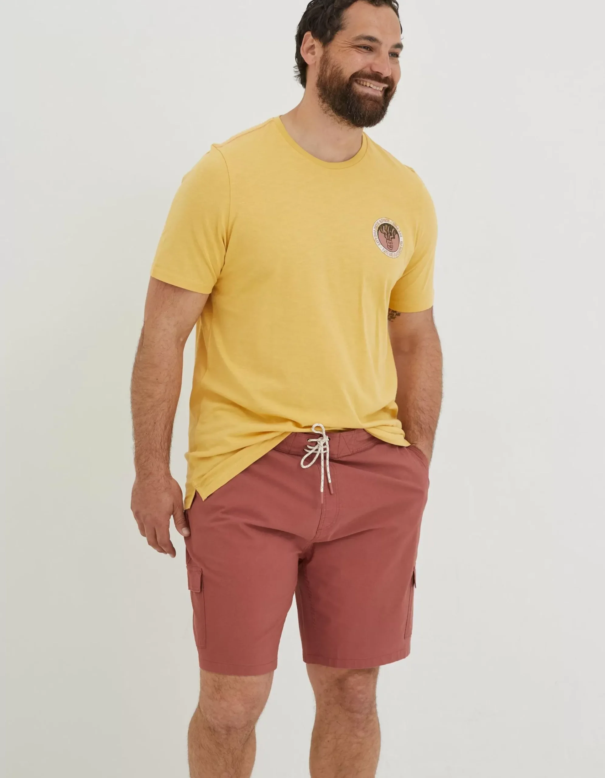 Men FatFace T-Shirts|Compass T-Shirt