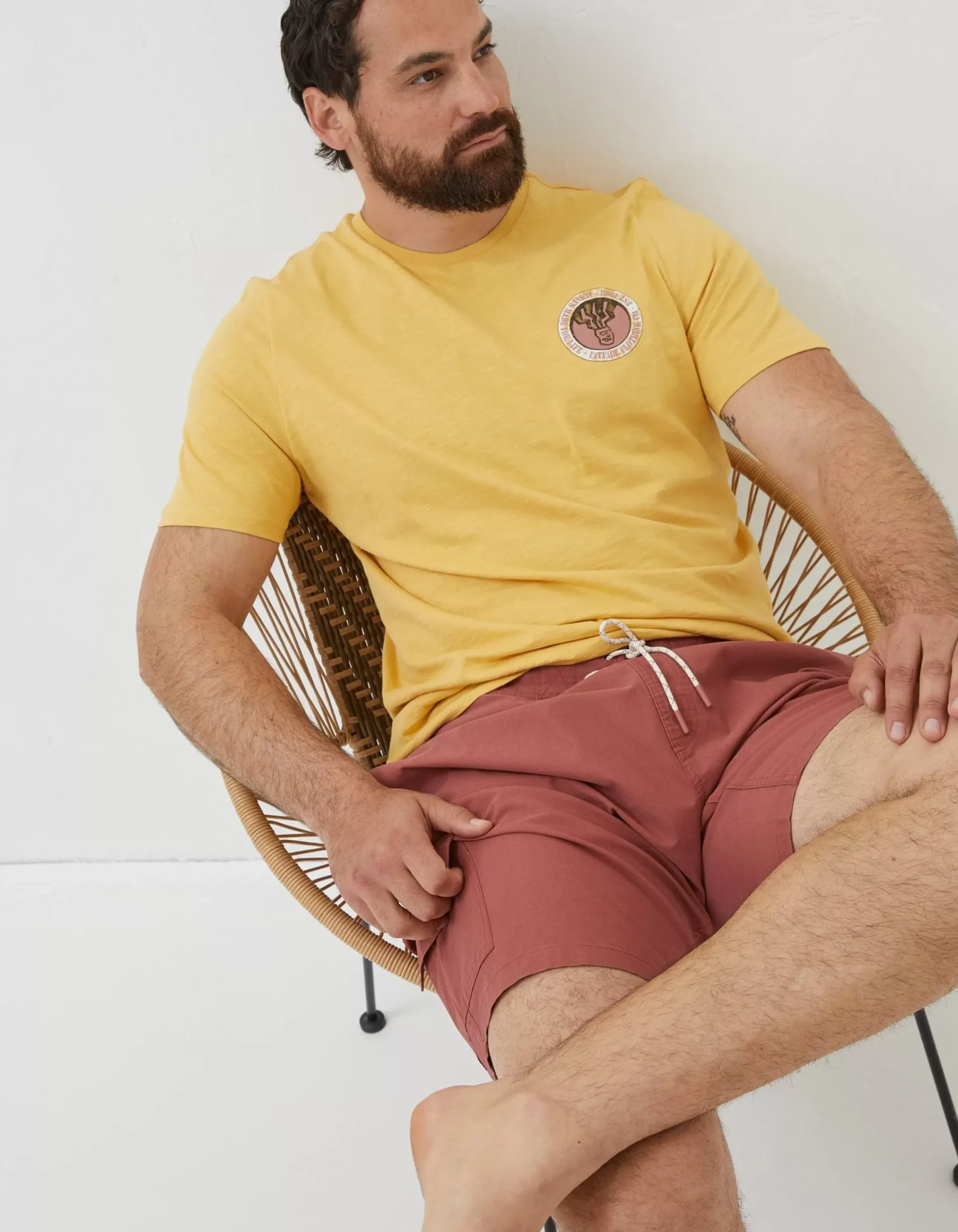 Men FatFace T-Shirts|Compass T-Shirt