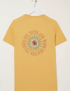 Men FatFace T-Shirts|Compass T-Shirt