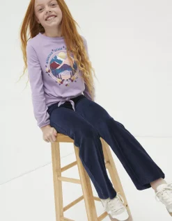 Girls FatFace View All|Cord Flared Legging