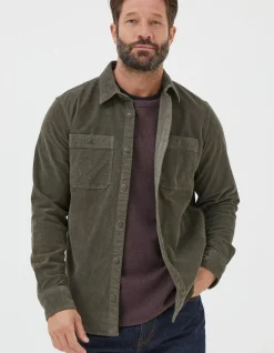 Men FatFace View All|Cord Utility Shirt