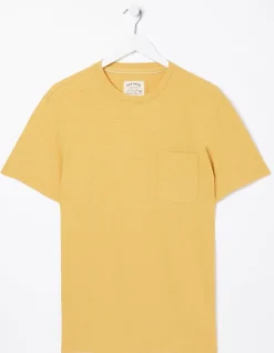 Men FatFace T-Shirts|Cotton Linen Pocket T-Shirt