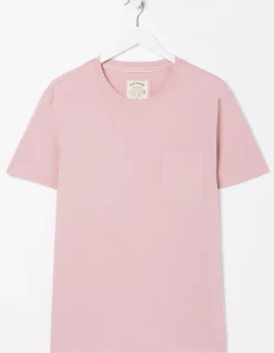 Men FatFace T-Shirts|Cotton Linen Pocket T-Shirt