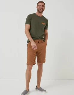 Men FatFace Shorts|Cove Flat Front Shorts