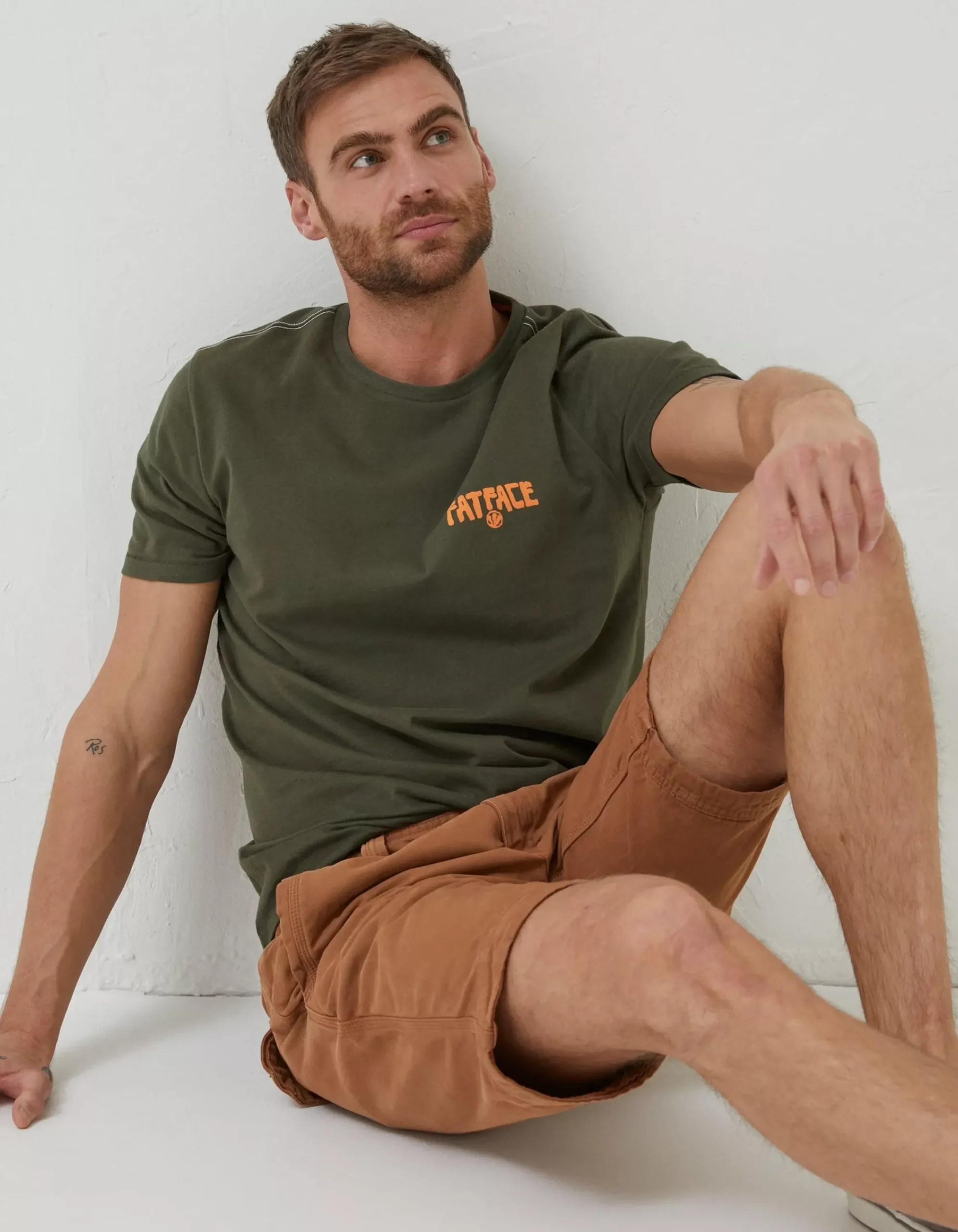 Men FatFace Shorts|Cove Flat Front Shorts