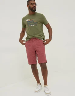 Men FatFace Shorts|Cove Flat Front Shorts