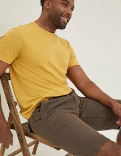 Men FatFace Shorts|Cove Flat Front Shorts