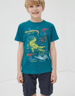 Boys FatFace View All|Crocodile Info Jersey T Shirt