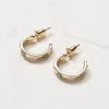 Women FatFace View All|Daisy Enamel Hoop Earrings